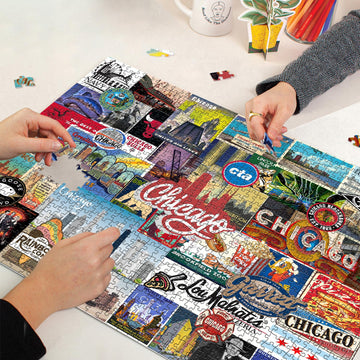 Ich liebe Chicago Jigsaw Puzzle 1000 Stücke